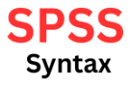 spss syntax